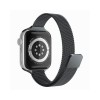 Curea Techsuit W034, Compatibila Cu Apple Watch 1 / 2 / 3 / 4 / 5 / 6 / 7 / SE - 42/45mm, Metalic, Negru